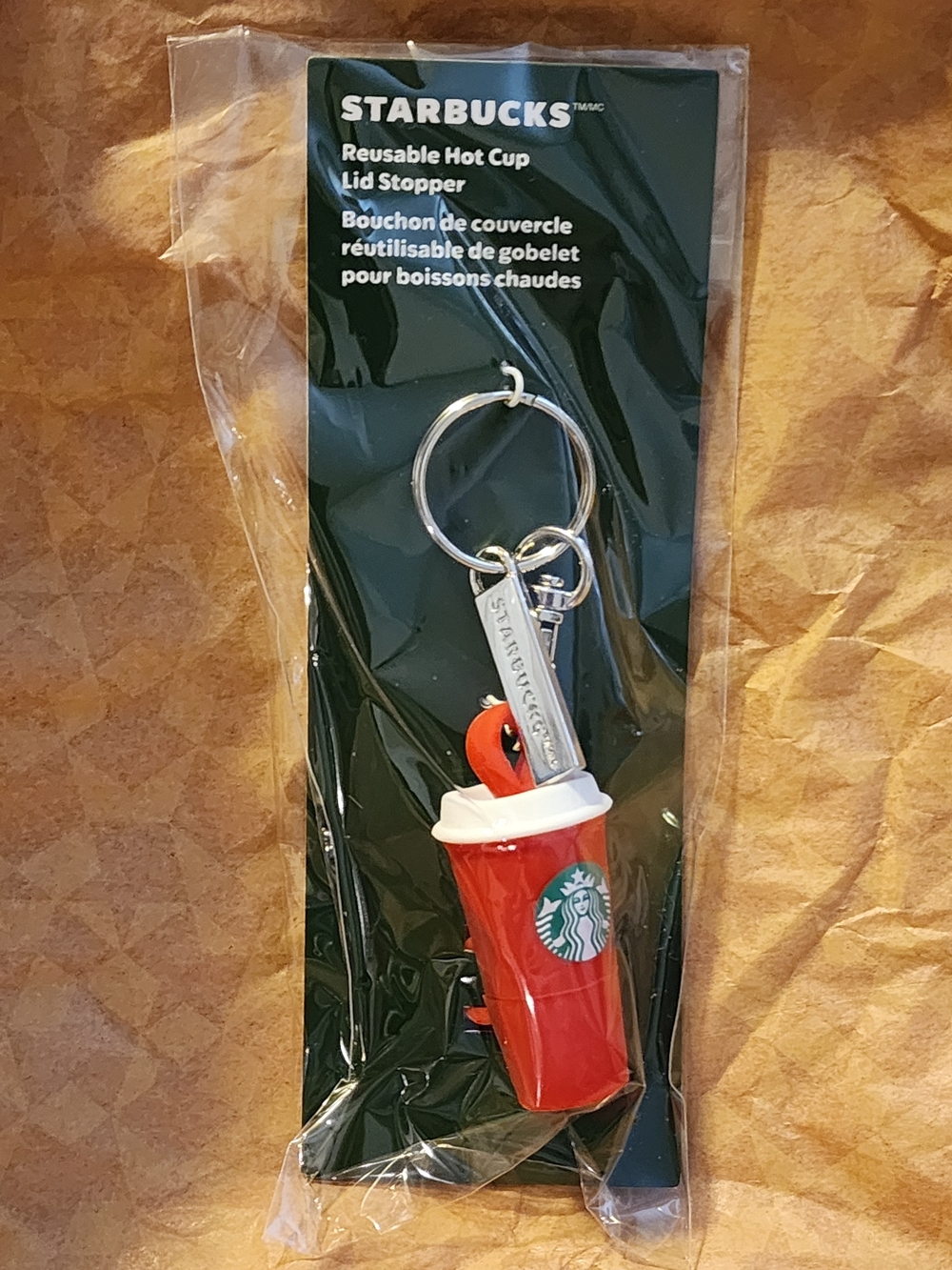 Starbucks Mini Red Cup Keychain